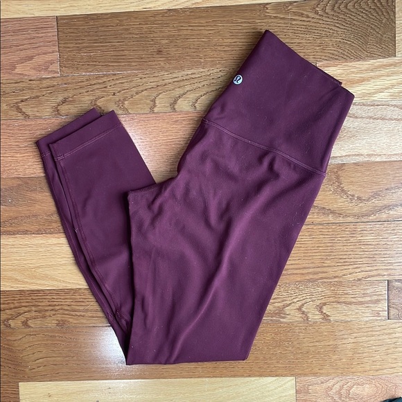 lululemon athletica Pants - EUC Lululemon Align Leggings - Wine Burgundy “Red Merlot” Color
